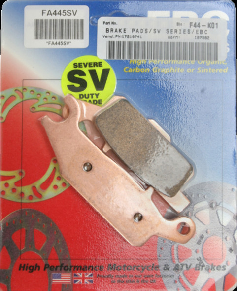 EBC FA445SV BRAKE PAD EBC FA445SV