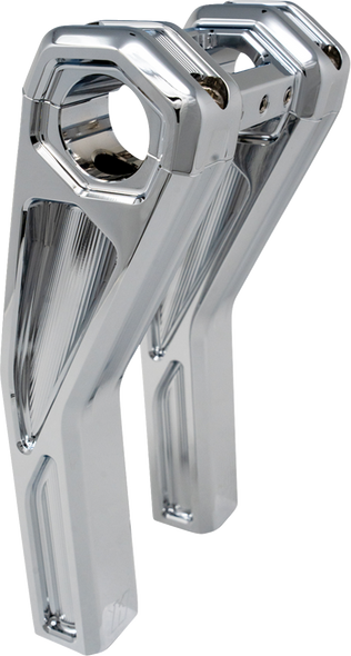 Kodlin USA KUS55136 Ascent Pro Risers - Pullback - 8" - Chrome