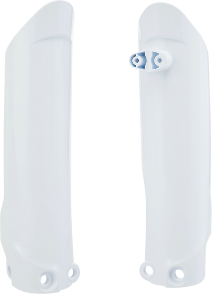 Acerbis 2791510002 Lower Fork Covers for Inverted Forks - White