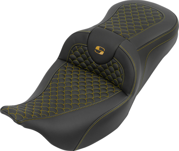 Saddlemen 808-07B-20807 Roadsofa Seat - w/o Backrest - FLH/FLT 08-25
