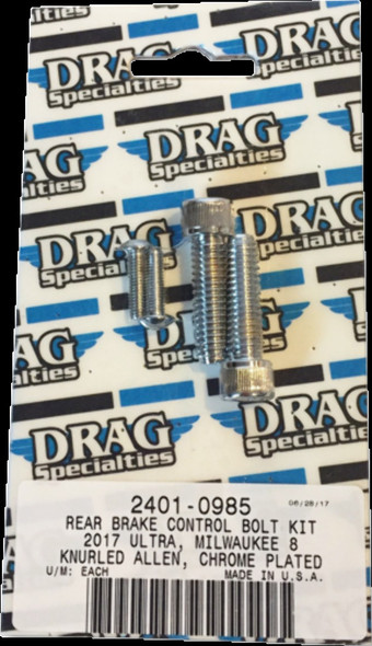 DRAG SPECIALTIES 2401-0985 BOLT KIT M8RBRAKE K AL CH