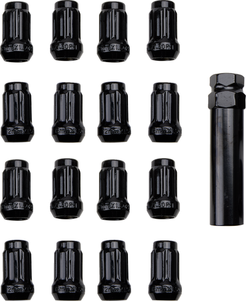 Itp BLUG20BX Lug Nuts - M12 X 1.50 - Splined with Key - 16 Pack