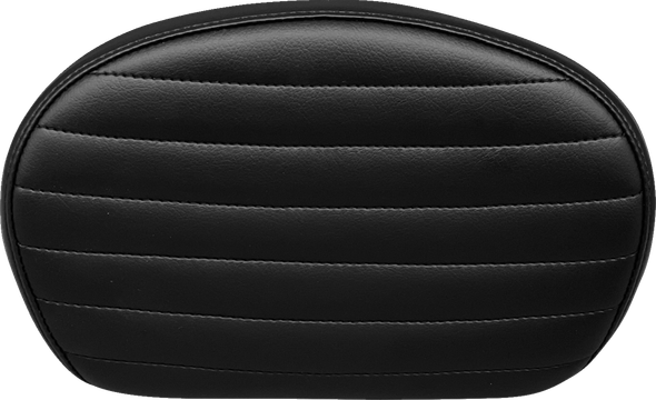 LE PERA L-SBP02PT-DULL Sissy Bar Pad - Medium - Pleated - Dull Black