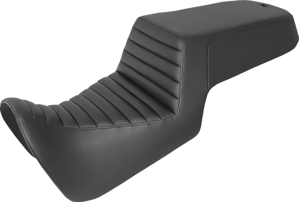 Saddlemen 821-34-171 Step-Up Seat - Front Tuck-n-Roll/Rear Smooth - Black