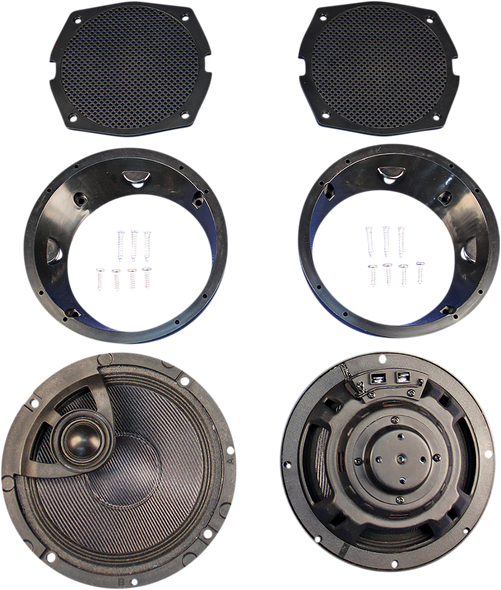 J & M HC13-6582TW-XRP Speaker Kit - Fairing - 98-13 Flh
