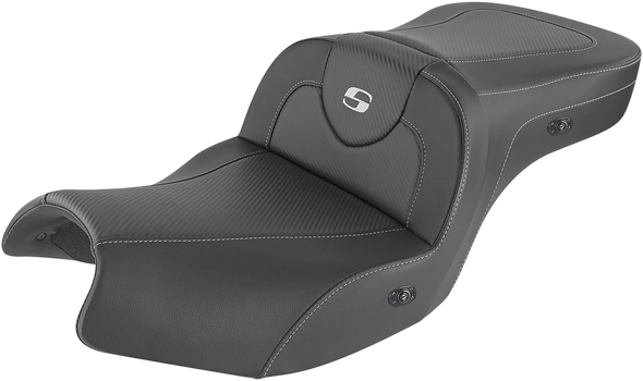 Saddlemen I20-06-185HCT Htd Roadsofa CF Seat - w/o Backrest - Indian 20-24