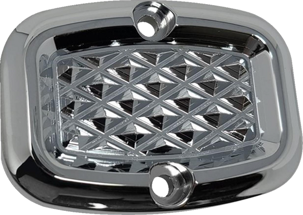 Covingtons C3057-C Rear Master Cylinder Cover - Diamondback - Chrome