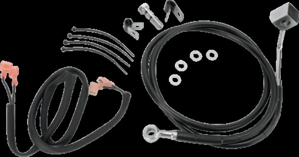 DRAG SPECIALTIES 1741-2949 BRAKELINE R FLST87-99 BLK