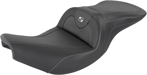 Saddlemen I14-07-185 Roadsofa CF Seat - Without Backrest - Black - Indian 14-24