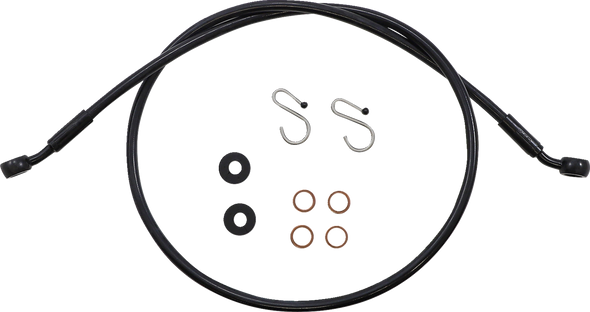 Magnum Shielding SBB0603-39 Brake Line - Black - for Indian