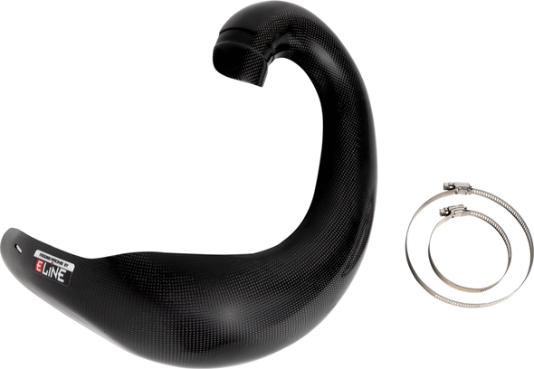 Moose Offroad 1861-1741 Pipe Guard by E Line - Carbon Fiber
