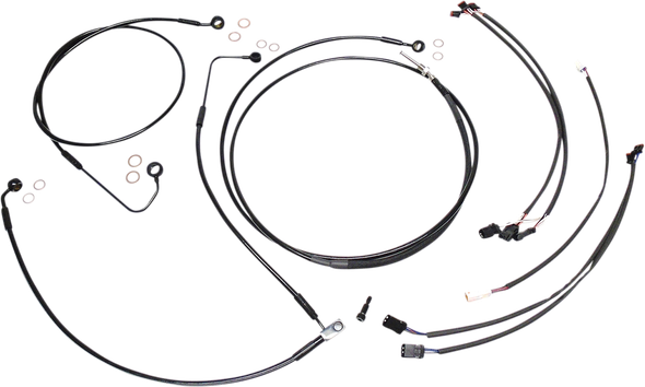 Magnum Shielding 486821 Xr Handlebar Installation Kit - 16 Flss - Black