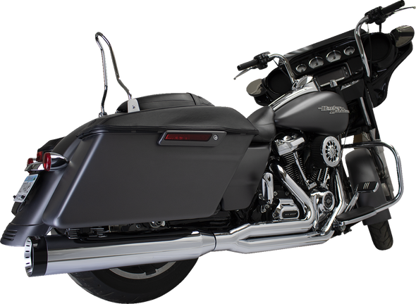 Khrome Werks 200770 2-into-1 Outlaw Exhaust System - No End Cap Included
