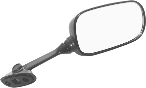Emgo 20-69721 Mirror - Side View - Oval - Black - Right