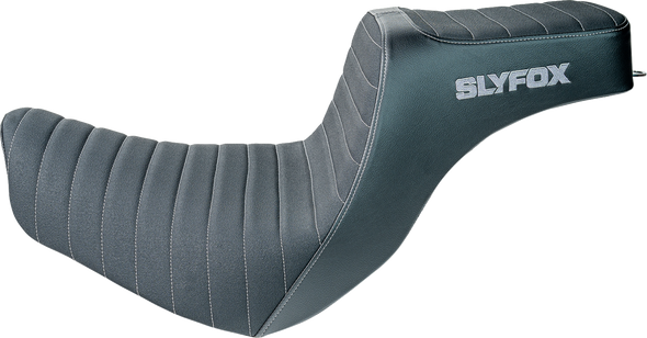 Slyfox 4701B-slyfox High Noon Seat - Classic Stitch - Silver Logo - FL/FX 18-24