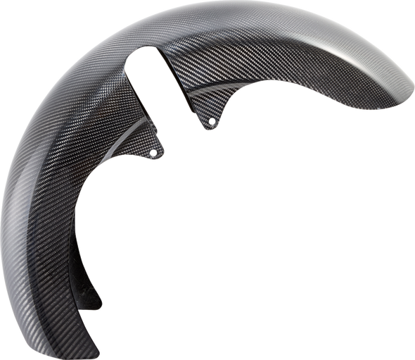 Arlen Ness 210-042 Front Fender - Fat Wrapper - 18" - Carbon Fiber - Flt 24-25