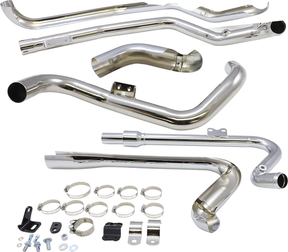 Cobra 6257 True Dual Headpipes - Chrome - Dresser