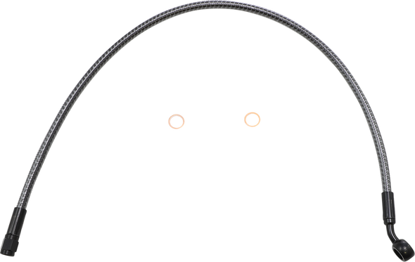 Magnum Shielding 77123 Brake Line - Front - 3/8" - 35° - 23" - Karbonfibr