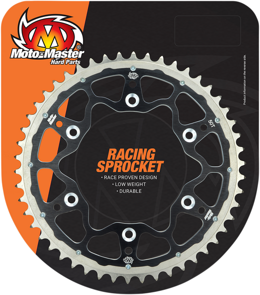MOTO-MASTER 620073250 Fusion Series Dual Ring Rear Sprocket - 50 Tooth - Black