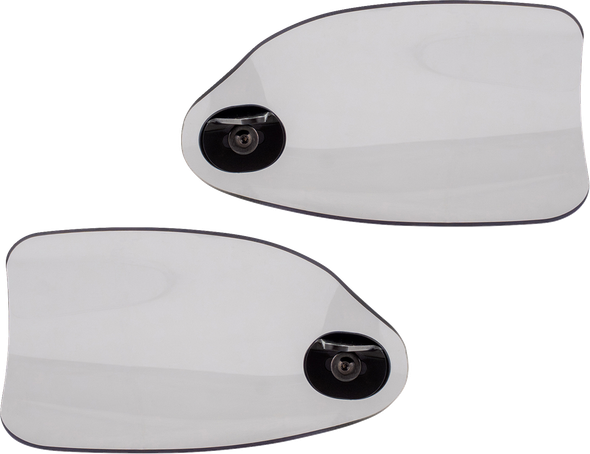 Klock Werks Kws-01-0121-23 Flare Handguards - 23-25 for Harley-Davidson - Clear