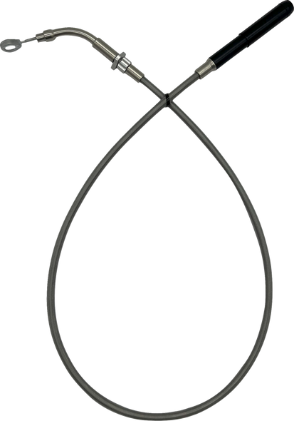 Fat Baggers Inc. 118010 Ez Install Upper Clutch Cable - Braided Stainless Steel
