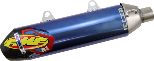 FMF 045561 Factory 4.1 Slip On Muffler for KTM 250 350 450 Blue Titanium