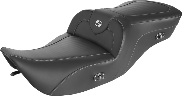 Saddlemen 897-06-185HCT Heated Roadsofa Seat - Carbon Fiber