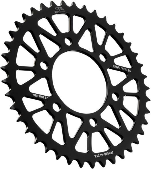 JT Sprockets JTA478.41BLK Rear Sprocket - for Kawasaki - Black - 41-Tooth