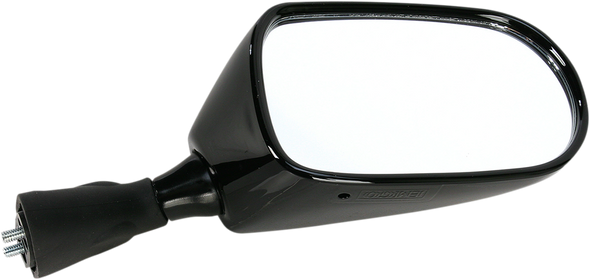 Emgo 20-55201 Mirror - Side View - Oval - Black - Right