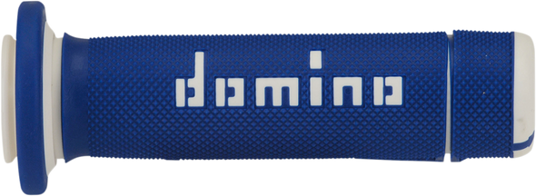 Domino A18041C4648A7-0 ATV Grips - Blue/White