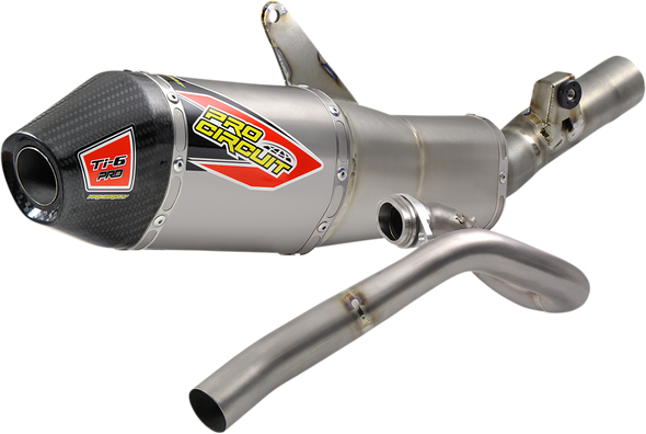 PRO Circuit 0312145FP Ti-6 Pro Titanium Exhaust System - for Honda 450