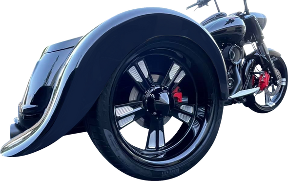 Paul Yaffe Bagger Nation PYO:BWTF-L-FR Swoop Trike Fender - Left - FLTR/FLTRT