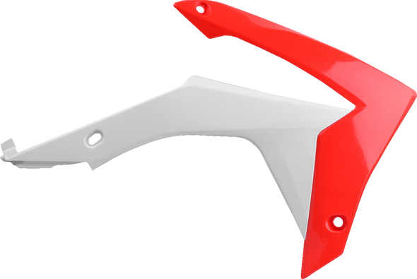 Polisport 8417100001 Radiator Cover - 04 OEM Red/White - CRF 250R/450R