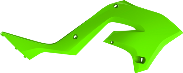 Polisport 8425800004 Radiator Cover - Restyle - Fluorescent Green - Kx 125/250
