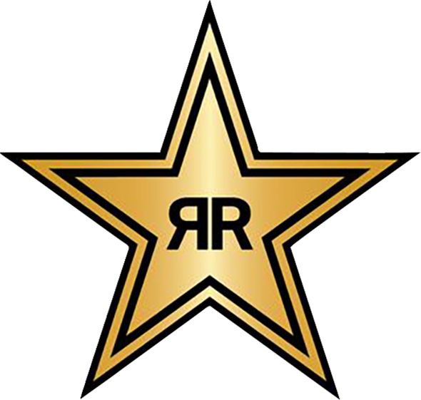 Factory Effex 28-90000 Logo Decals - Rockstar Star - 5 pack