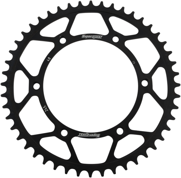 Supersprox RFE-245-48-BLK Steel Rear Sprocket - 48 Tooth