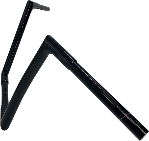 Fat Baggers Inc. 706014-B 1-1/4" Ez Install Flat Top Handlebar - 14" - Black