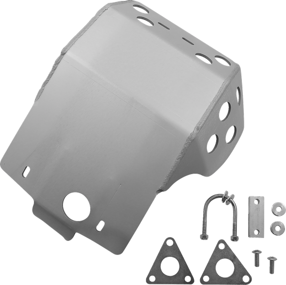 Moose Racing 338 Skid Plate - Silver - for Kawasaki - KLR 650