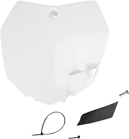 UFO KT04051-041 PLATE # FOR KTM SX 13 WHT