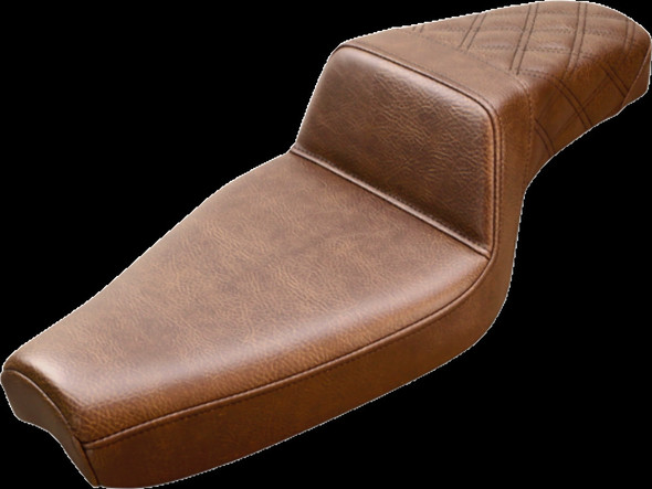 Saddlemen 807-03-173BR Step Up LS Seat for Models with 3.3 Gallon Tanks - Brown