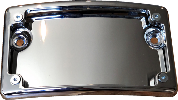 Kodlin USA KUS20101 License Plate Mount - Curved - Chrome