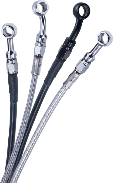 Barnett 25330511348 Brake Line - Upper - Black - +8"