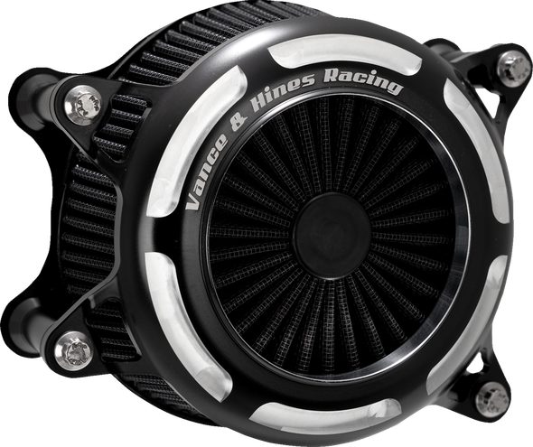 Vance & Hines 41121 V02 Onyx Air Intake Kit - Black Contrast