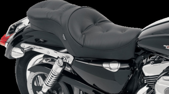 Drag Specialties Black Low-Pro Two Up Seat Pillow Harley XL Sportster 2004-2018