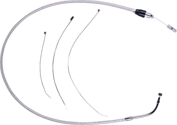 Magnum Shielding 52394HE Polished Stainless Quick Connect Upper Clutch Cable