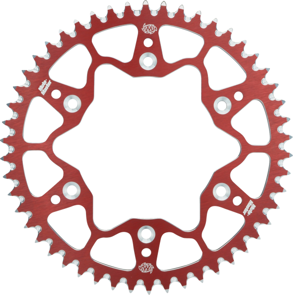 MOTO-MASTER 620072348 7075 Aluminum Rear Sprocket - 48 Tooth - Red