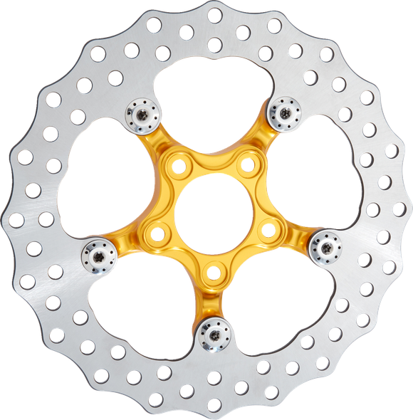 Arlen Ness 300-064 Spider Rotor - 11-1/2" - Gold