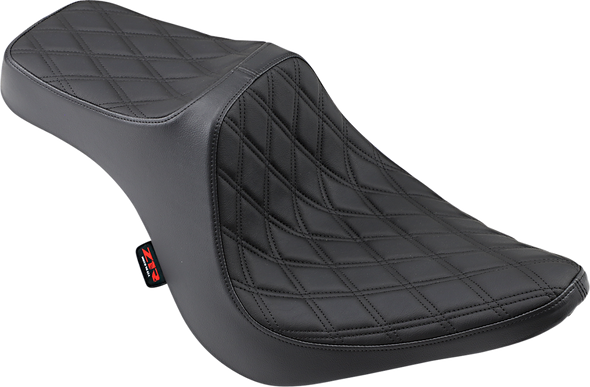 Z1R N/A Predator III Seat - Black - Diamond - Black Stitching - Bolt/V-Star