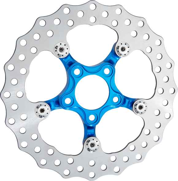 Arlen Ness 300-060 Spider Rotor - 11-1/2" - Blue