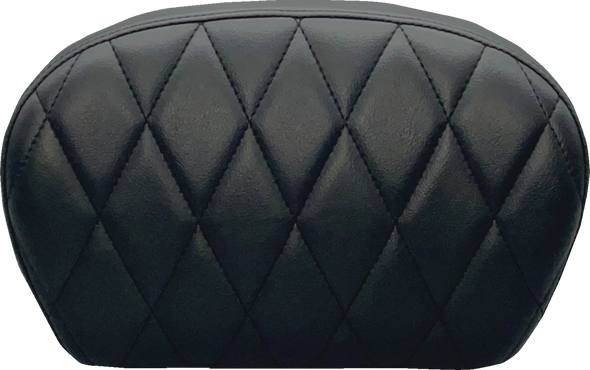 Le Pera L-SBP01DM-DULL Sissy Bar Pad Large Vinyl Single Diamond Dull Black